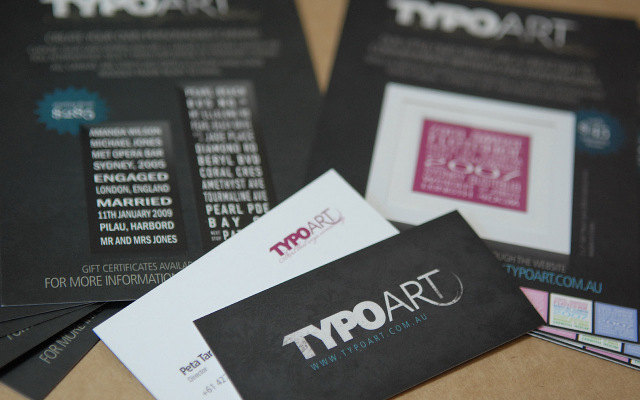 Print material - Flyer and business cards